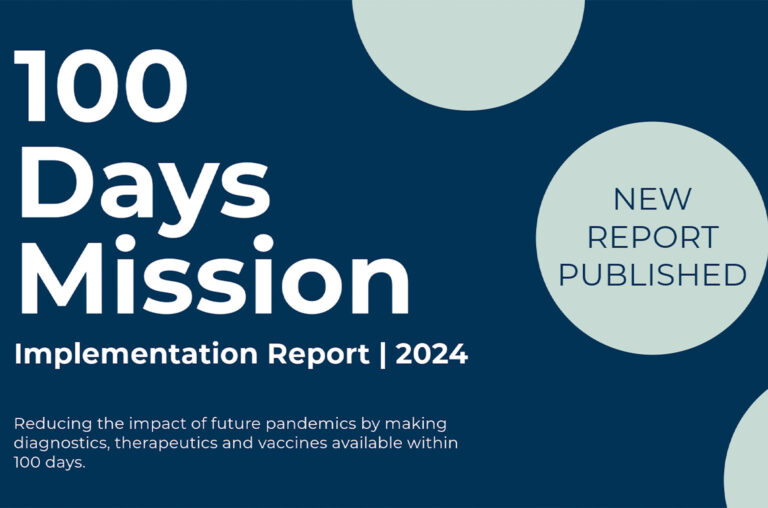 ‘Reinvigorate the therapeutics pipeline’ urges 100 Days Mission report